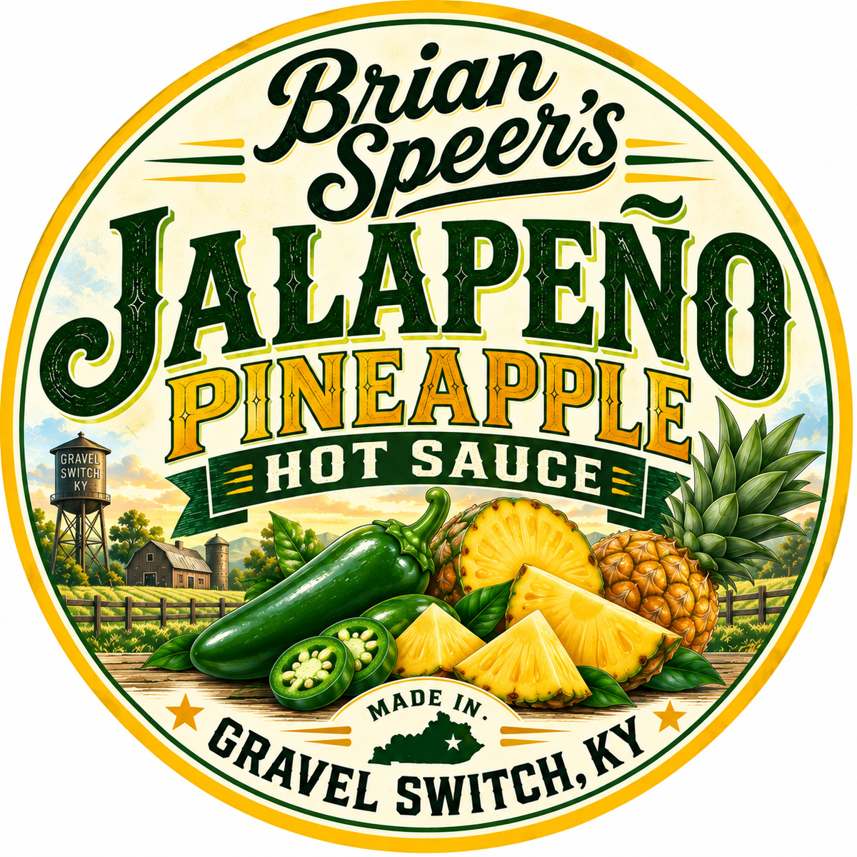 Jalapeno Pineapple Hot Sauce