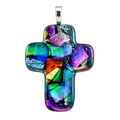 Glass Cross Pendant